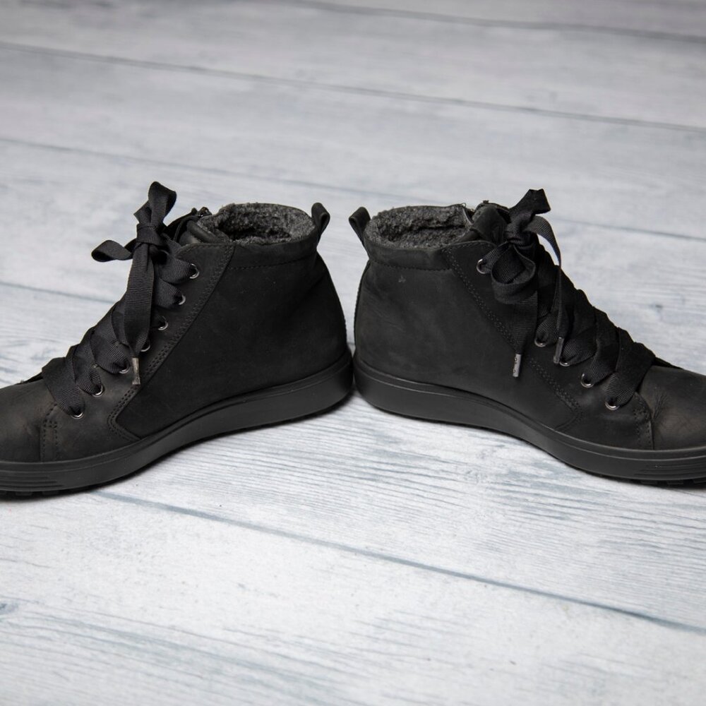 ECCO Women's Soft 7 TRED Gore-TEX High Sneaker, Size 7-7.5 - Picture 13 of 15